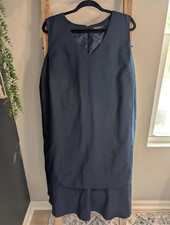 Roaman's Navy Sleeveless Dress - Size 24W