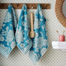 Joules Hidcote Birds Towels Teal