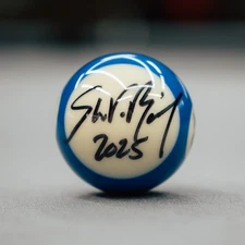 Authentic Signed 10-Ball SVB/Fedor 2025 10-Ball Rematch Race To 120
