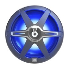 JBL CLUB-12 Marine Subwoofer, RGB Lighting, 400W, White/Gray Grills - 12