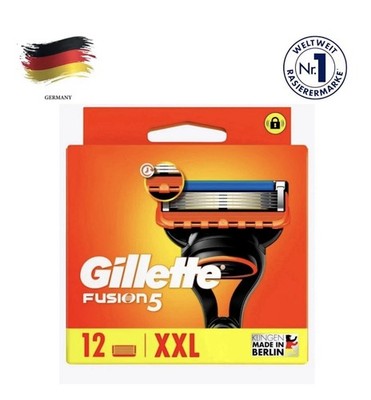 Gillette  Fusion 5 Rasierklingen Power 12 Klingen XXL OVP 100% Orginal Klingen