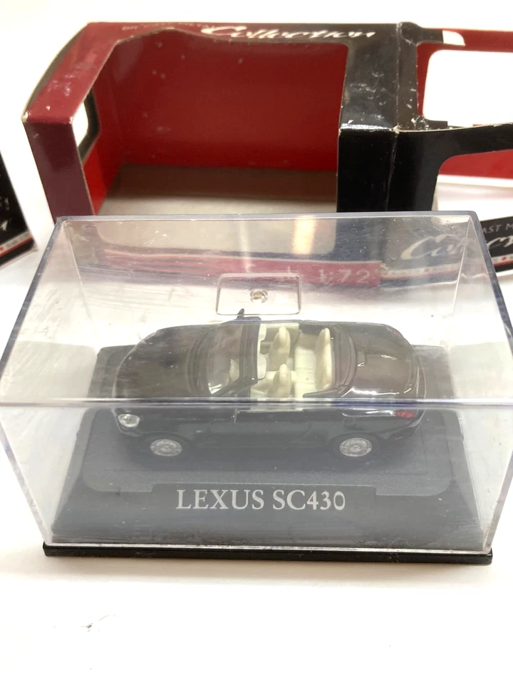 Lot of 3 - YatMing 1:72 Die Cast Metal - Escalade Black and White;  Lexus SC430 - Image 3 of 4