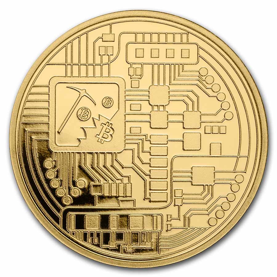 1 oz Gold Round - Bitcoin | eBay