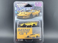 Mini GT 1:64 LB-Silhouette WORKS MURCIELAGO GT Evo   Yellow 1135