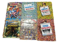 Wheres Waldo Martin Handford Avengers Dan Quayle Look Find Great Search Book Lot