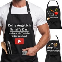 KochschüRze Verstellbar Wasserabweisend Mit 2 Taschen Lustig Geschenk Damen