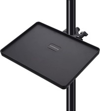 Milisten Mic Stand Holder with Clamp Sound Card Tray for Live Streaming Micro...