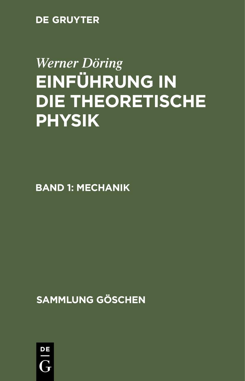 Werner Döring Mechanik (Hardback) Sammlung Göschen