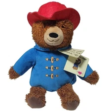 Kohls Cares Paddington Bear 13 inch Plush Blue Coat Red Hat Stuffed Animal Toy