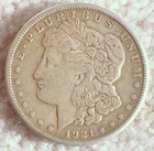 1921-S Morgan Silver Dollar-Good Condition