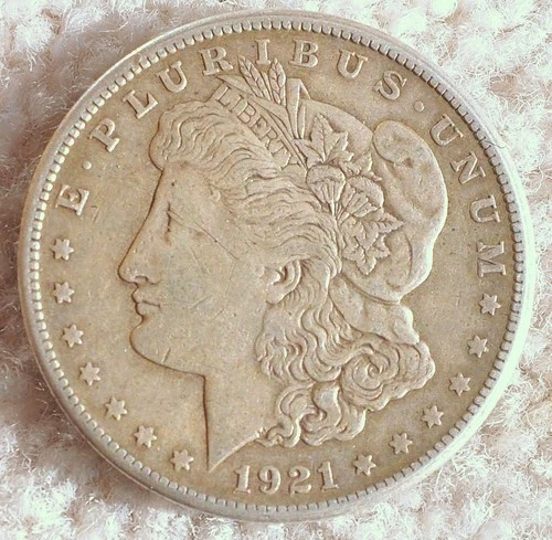1921-S Morgan Silver Dollar-Good Condition