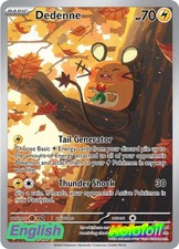 Pokemon- Dedenne [POR - 093/088] Perfect Order NM Illustration Rare Holofoil