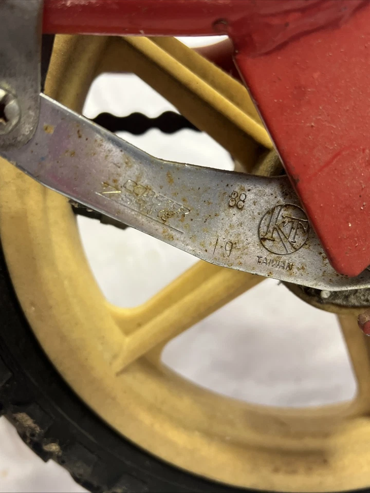 Vintage 80er Lerun rot Skate-Bike Einrad Trick Bike Le Run - Bild 3 von 4