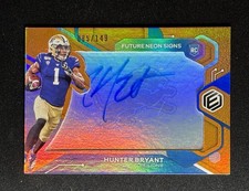 2020 Panini Elements - Future Signs Hunter Bryant #FS-HB Orange /149 (AU, RC)