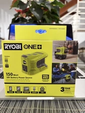 Ryobi 18V One+ 150 watt Portable Battery Inverter Power Source (Tool Only)