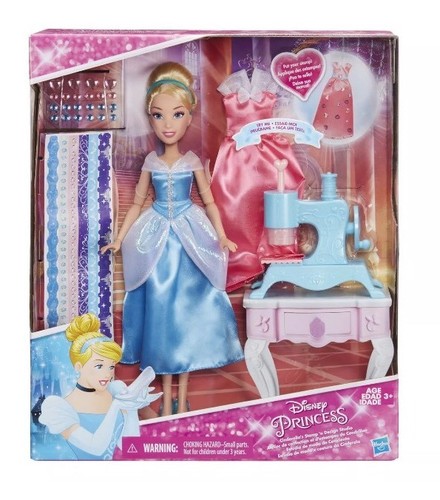 Disney Princess Doll Cinderella's Stamp 'n Design Studio Dress Toy Girl New - Picture 11 of 12