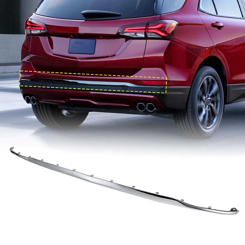 Chrome Rear Bumper Center Molding For 2018-2020 2021 Chevrolet Equinox 23218672