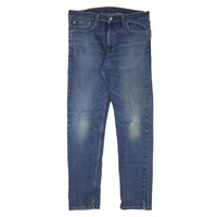 LEVI'S 502 Jeans Mens Blue Regular Tapered Stone Wash W33 L30