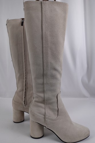 Taryn Rose Women's Knee High Suede Boots Size 7 Side Zip Slate Casual Italy Fun - Picture 5 of 24