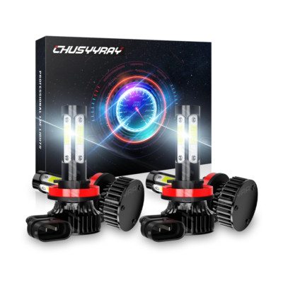 4x H11+H11 LED Headlight Combo High Low Beam Bulbs For Lexus CT 200h 2011-2017