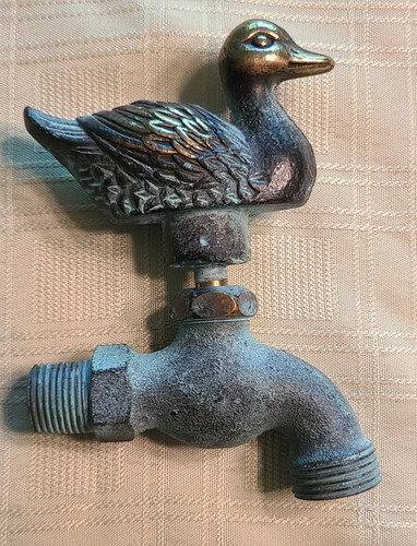 Rubinetto/rubinetto-rubinetto acqua esterno patina ottone vintage connettore - Foto 2 di 3