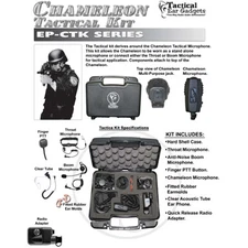 Tactical Ear Gadgets CHAMELEON Tactical Kit for Harris / Macom LPE Prism Radios