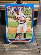 2023 Bowman 1st Blue YILBER HERRERA   045/150 Minnesota Twins RC Rookie 