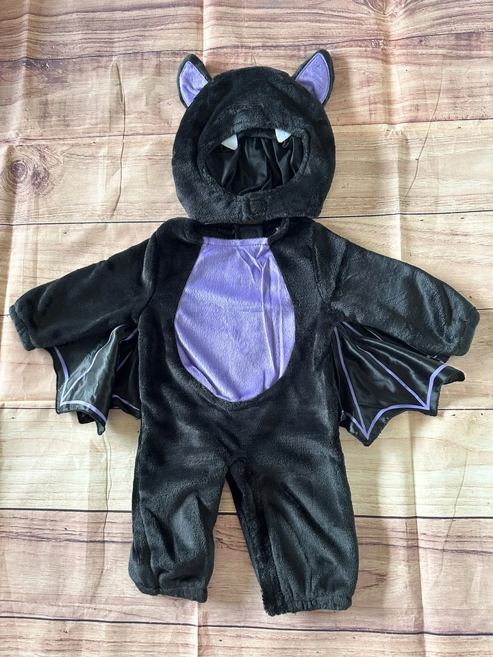 Disfraz Clásico Murciélago Bebé Niño Talla 0-6 Meses Foto 4 de 4