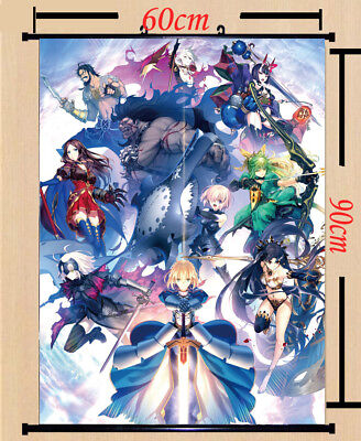 60*90CM Anime Fate//grand Order ART Wall Scroll Poster Home Decor Otaku Gift #23