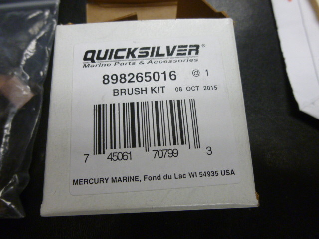 NEW Mercury 898265016 - BRUSH/SPRING KIT 75384 CHEAP SHIP CHEAPEST 