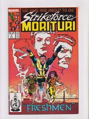 Strikeforce Morituri #8 Marvel Comics 1987 High Grade NM