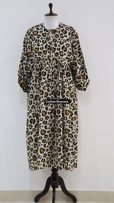 cotton on leopard print dress Women's Multi Bella Boat Neck Mini Dress