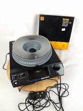 KODAK Carousel 4200 Slide Projector w/ Lens  Tray  Remote Working Needs Bulb