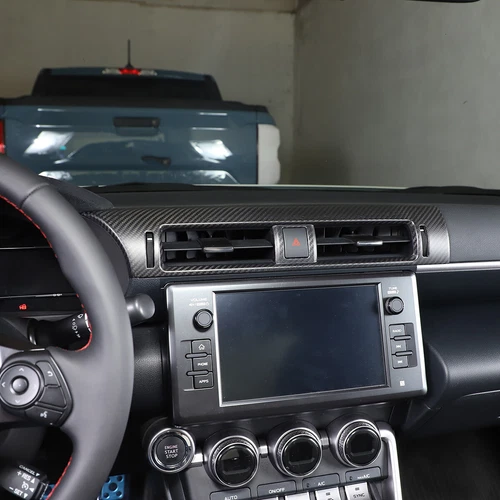Juego de cubiertas de tablero interior de fibra de carbono real mate para GR86 BRZ 2022-2025 - Imagen 15 de 44