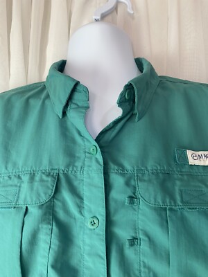 Chemise De Pêche Magellan Semi-Ajustée Femme – Bleu Sarcelle, Longue, XXL, Anti-transpiration