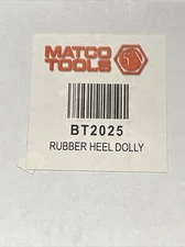 NEW NOS Matco Tools BT2025 Auto Body & Fender Rubber Heel Dolly Shop Hammer Tool