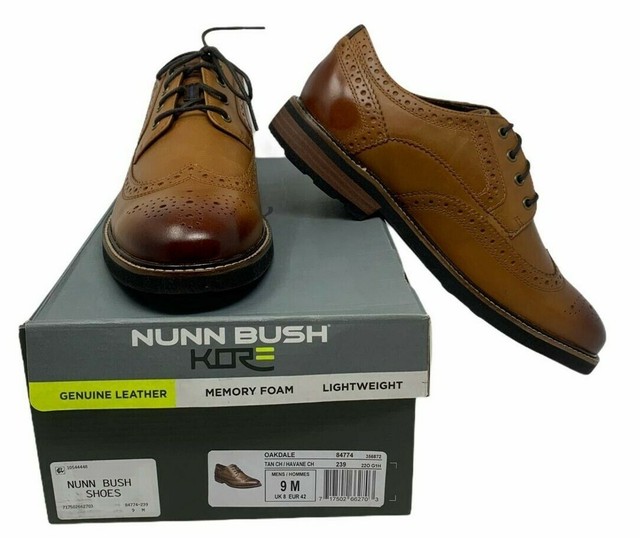 Nunn Bush Oakdale Tan Genuine Leather 