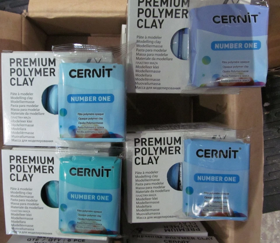LOT OF 72 CERNIT PREMIUM POLYMER CLAY NO. 1 MIXED COLORS 2OZ EACH X 72 - Image 2 of 3