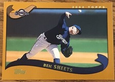 Ben Sheets 2002 Topps Baseball Card #505 Milwaukee Brewers MLB Free Shipping