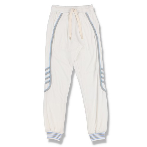 Casablanca White Racing Velour Track Pants | Size XS FW21 $575