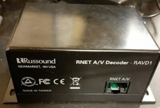 Russound RAVD1 RNET A/V Decoder 3 Units w/Connecting Cable Power Cord Bundle
