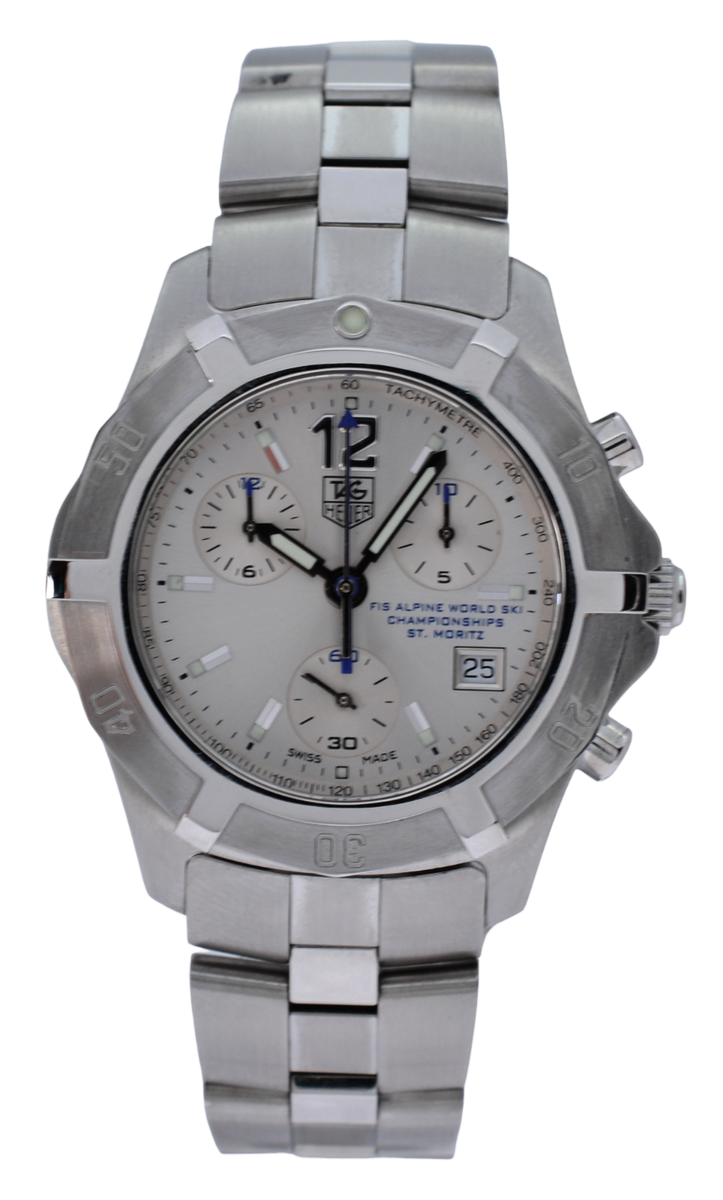 RARE 2003 Tag Heuer 39mm Exclusive World Ski Championships 184/700
