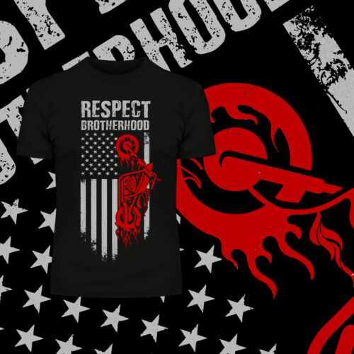 American Chopper Biker Outlaw With USA Flag - Picture 2 of 6