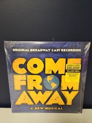 Come From Away YELLOW Vinyl Broadway Cast Recording - Barnes & Noble - 2LP
