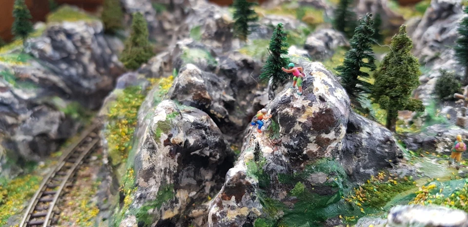 Highly detailed Z Gauge Model Railway and train by Mountain Lake Model Railways. - Image 3 of 4