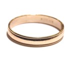 10k yellow gold Miligrain Wedding band ring size 11 2.5g 4mm