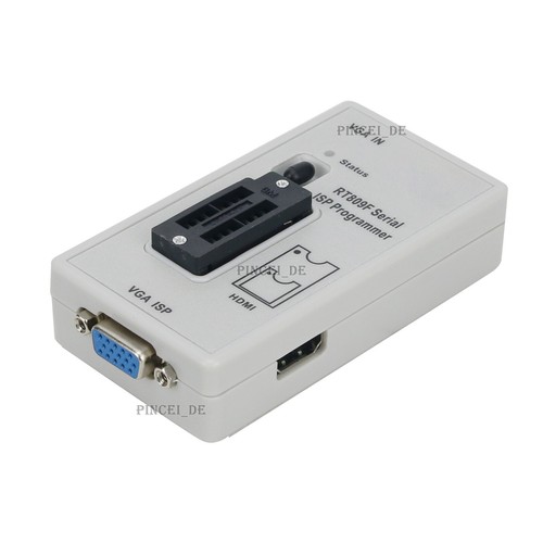 RT809F ISP ProgrammerSmart Read-Write Program LCD Programmer w/11Socket Adapters - Picture 6 of 9