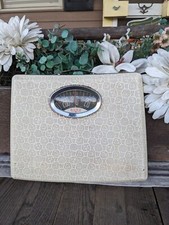 Vintage MCM BORG Beige/Gold Bathroom Scale