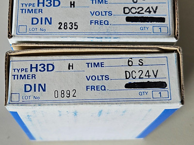 OMRON H3DH Zeitschaltuhr DC24V NEU