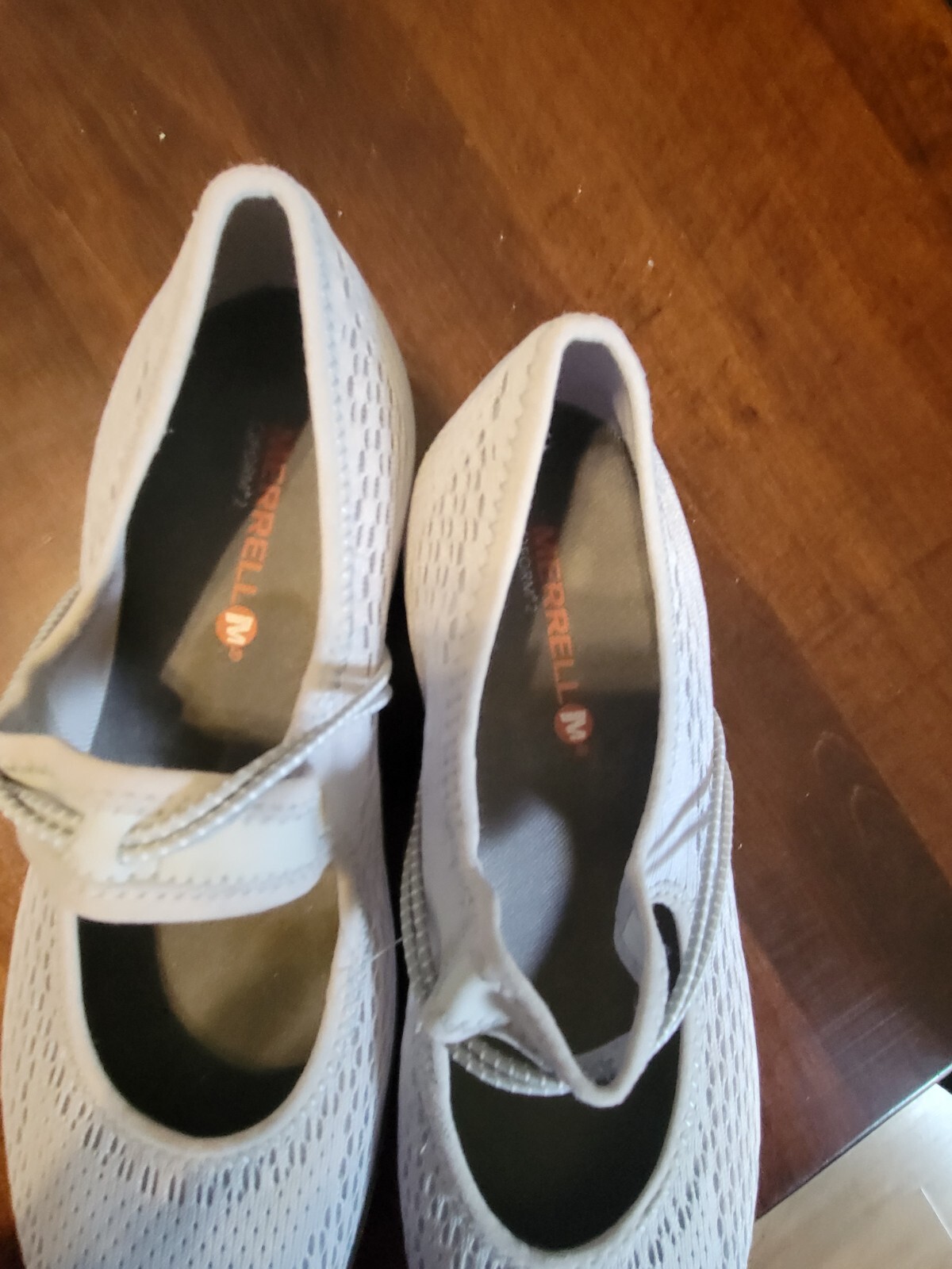 Merrell Ladies Walking Shoes Form 2 Mary Jane Style Silver Grey 0817